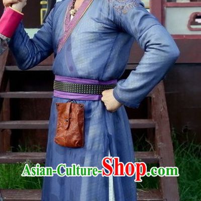 Ancient Mandarin Swordman Costumes Complete Set