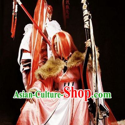 Asian Kung Fu King Cosplay Costumes Complete Set for Men