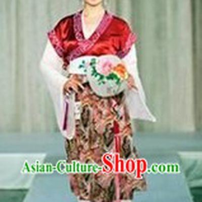 Ancient China Female Clothing Complete Set