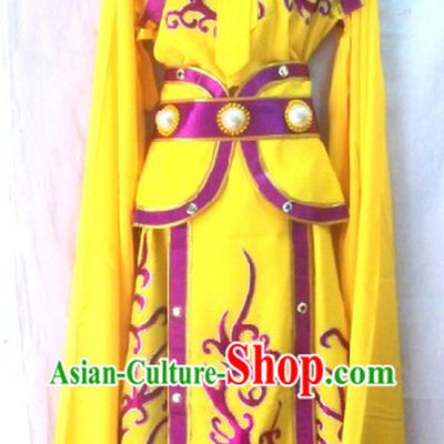 Traditional Chinese Opera Prince Armor Stage Performance Costumes for Men