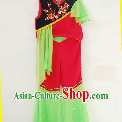 Traditional Mandarin Fan Dance Costumes for Women