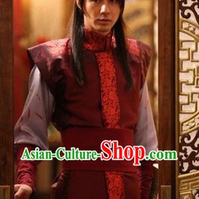 Ancient Korean Fighting General Costumes Complete Set for Men