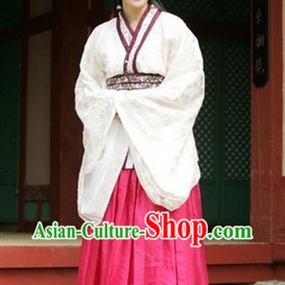 Ancient Korean Lady Clothes Complete Set