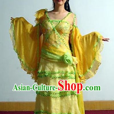 Ancient Asian Princess Outfit and Hair Accessories Complete Set