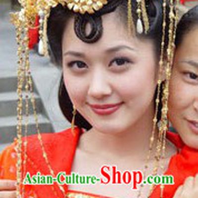 Ancient Asian Princess Wedding Hair Accessories Complete Set