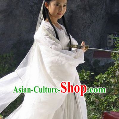 Ancient White Fairy Costumes Complete Set