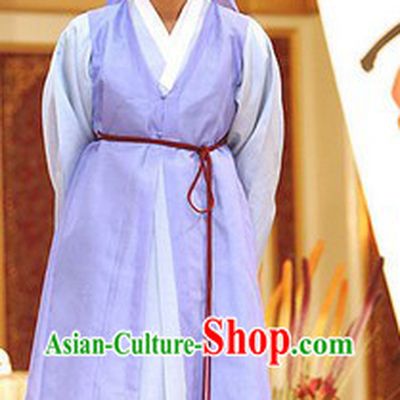 Ancient Korean Hanbok Dresses and Hat Complete Set for Men