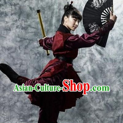 Hong Gil Dong Ancient Korean Swordwoman Costumes for Women