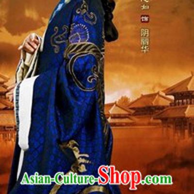 Han Dynasty Empress Hanfu Clothes and Hair Accessories Complete Set