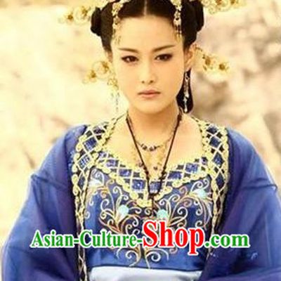 The Legend and The Hero Da Ji Empress Costumes and Headwear Complete Set