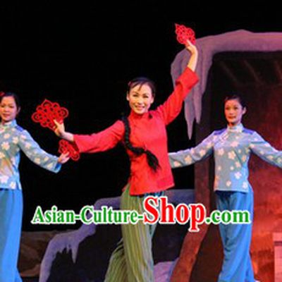 Traditional Chinese Xi Er Stage Performance Costumes
