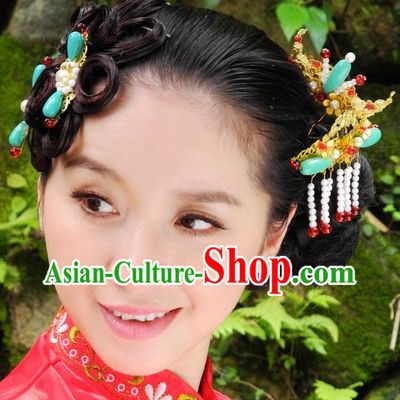 Handmade Traditional Chinese Wedding Hair Accessories and Jewellery
