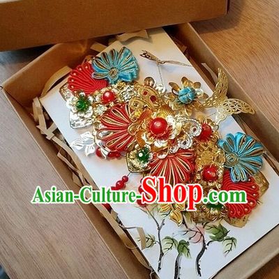 Traditional Chinese Romantic Bridal Hair Accessories