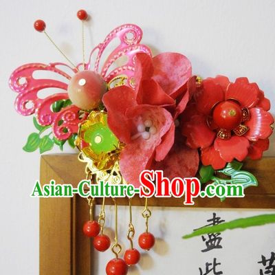 Traditional Chinese Handmade Hair Clips Wedding