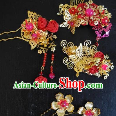 Traditional Chinese Handmade Wedding Hair Flowers