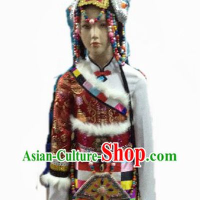 Tibetan National Traditional Clothes of Tibet