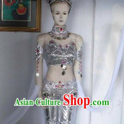 China Fairy Tales Costume and Headdress Complete Set