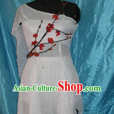 Traditional Chinese Plum Blossom Dance Costumes Complete Set
