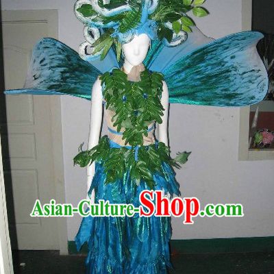 Model Stage Performance Dance Costumes Complete Set for Women