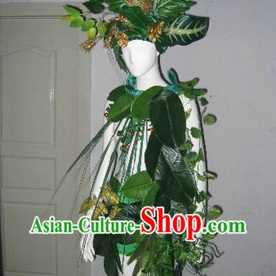 Forest Fairy Model Costumes and Headdress Complete Set