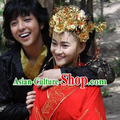 Traditional Chinese Bridal Phoenix Coronet Set