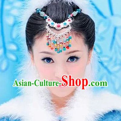 Traditional Chinese Forehead Headdress Set