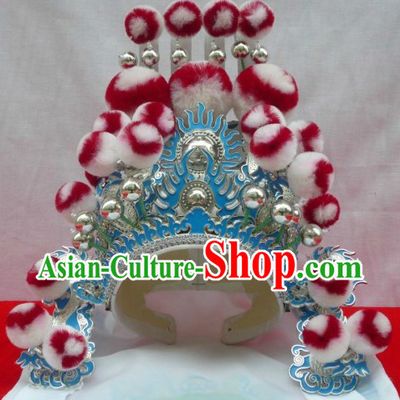 Traditional Chinese Opera Marshal Hat