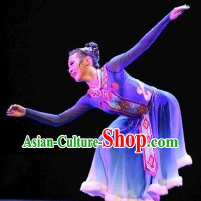 Chinese Solo Costumes and Headdress Complete Set for Women