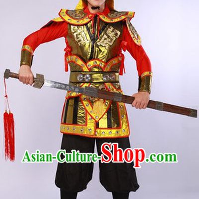 China General Costumes and Hat Complete Set for Men