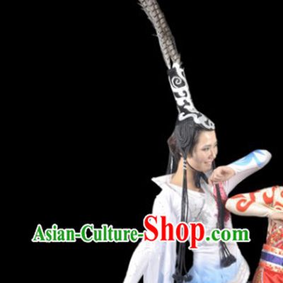Ancient Chinese Beauty Dance Costume and Headdress Complete Set for Women