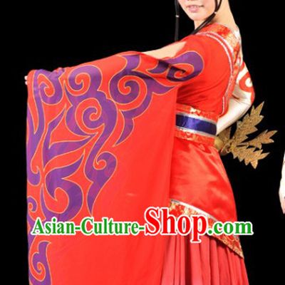 Ancient Chinese Ritual Dances Costume and Headdress Complete Set for Women
