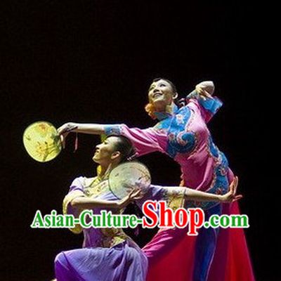 Asian Classical Dancing Costume and Headdress Complete Set for Women