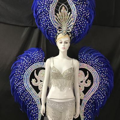 Panama National Costume and Headwear Complete Set for Women