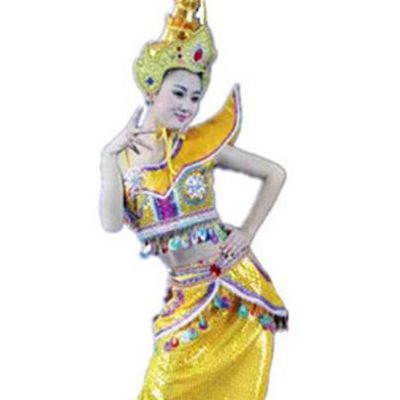 Thailand Costume and Headwear Complete Set for Women