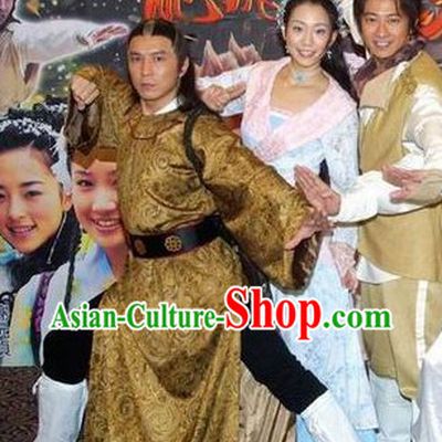 Ancient Chinese Swordman Costumes Complete Set for Men