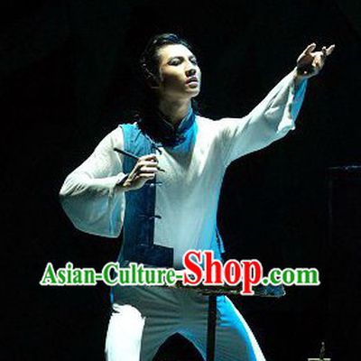Professional Mandarin Instrument Player Outfit for Men