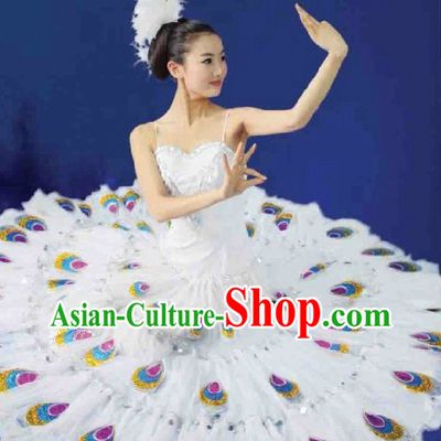 Yang Liping Peacock Dance Costume and Headwear Complete Set