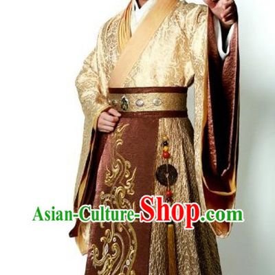 Ancient Chinese Emperor Hanfu Robe for Men