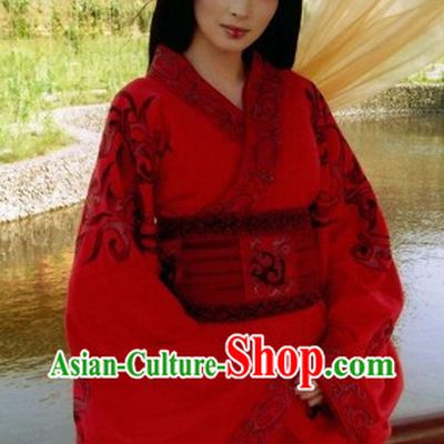 Chinese Han Dynasty Traditional Clothing for Women