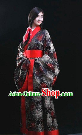 Chinese Han Dynasty Traditional Clothes for Women