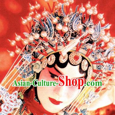 Farewell to My Concubine Traditional Beijing Opera Phoenix Crown Coronet