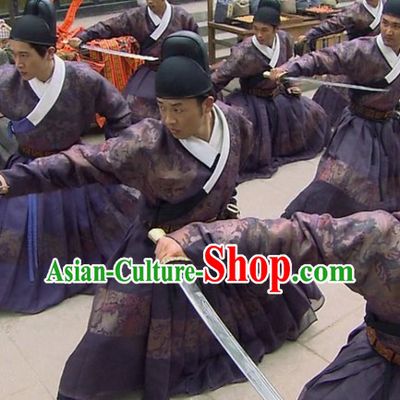 Ming Dynasty Government Official Flying Fish Feiyu Uniform and Hat for Men