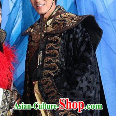 Ancient Chinese Emperor Clothing and Hat for Men