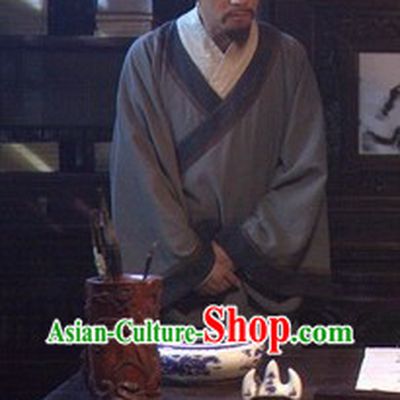 Ancient Chinese Civilian Costumes and Headwear for Men