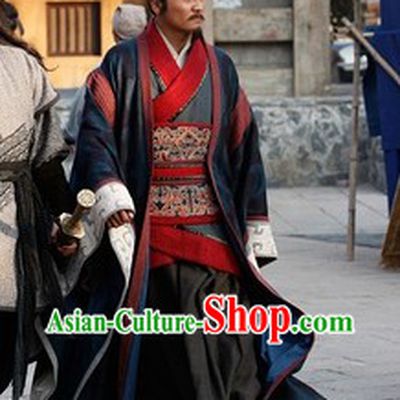 Ancient Chinese Government Official Royal Family Male Costumes and Coronet