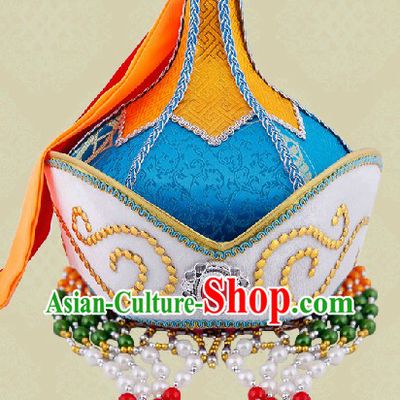 Handmade Traditional Mongolian Headdress for Women