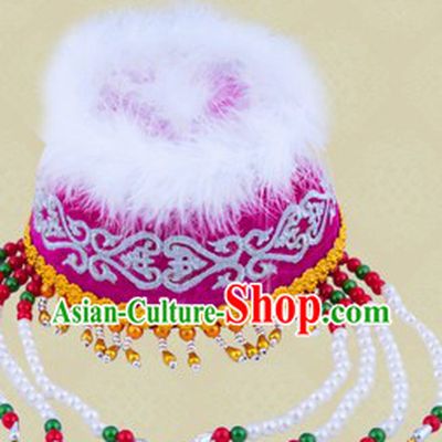 Ancient Chinese Mongolian Fragrant Princess Hat for Women