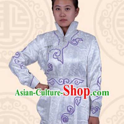 Traditional Chinese Mongolian Stage Performance Dance Costumes for Women