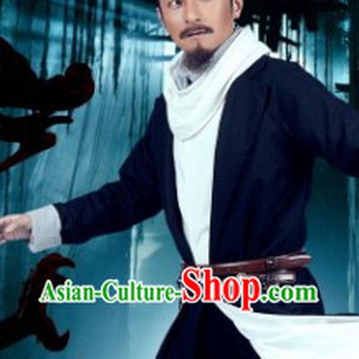 Traditional Ancient Chinese Di Renjie Costumes and Hat Complete Set