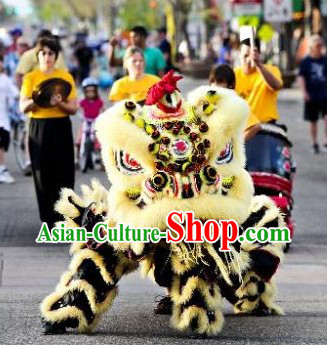 Supreme Parade Grand Opening and Happy Celebration Lion Dance Costume Complete Set